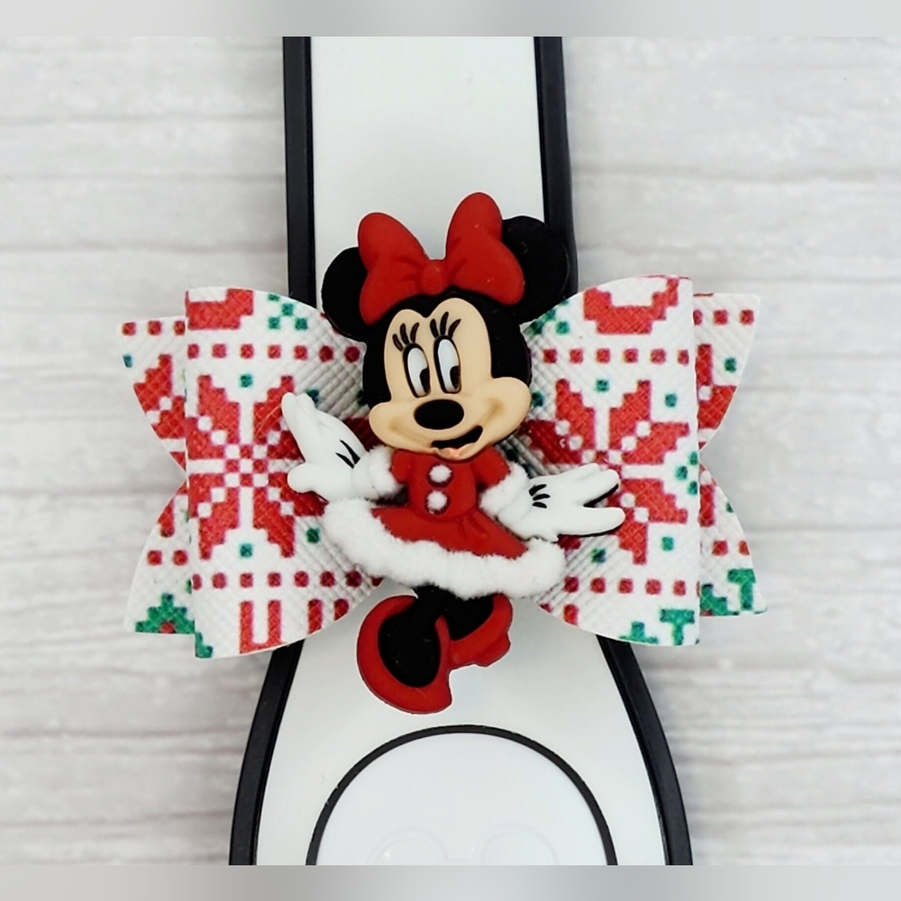 Very Merry Minnie Magicband Bow